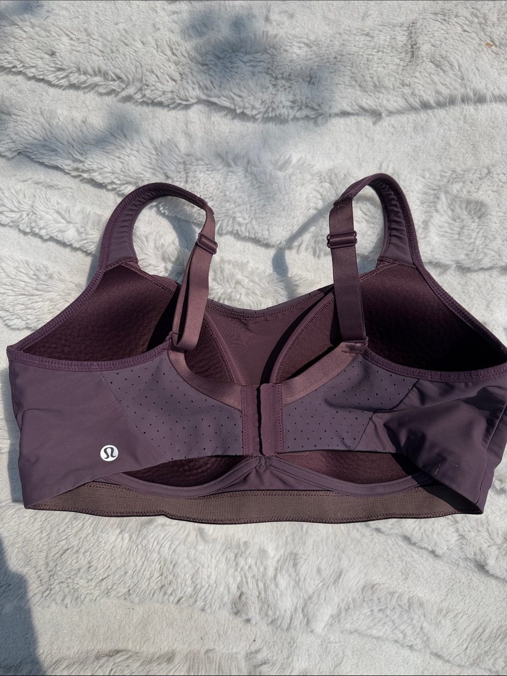lululemon Deep Plum High-Support Sports Bra